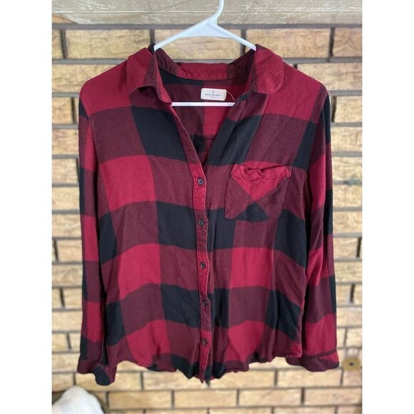 Thread & Supply Women’s Plaid Button Up - Picture 1 of 6